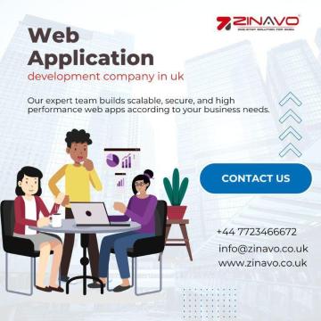 Web Application Development Company in UK | Zinavo