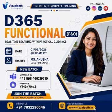 D365 Finance And Operations Training | Online New Batch Starts