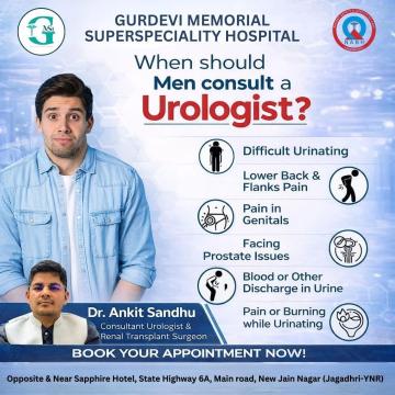 Best Urologist Yamunanagar for Advanced Urinary Care