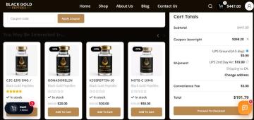 60% OFF Your Order At Black Gold Peptides