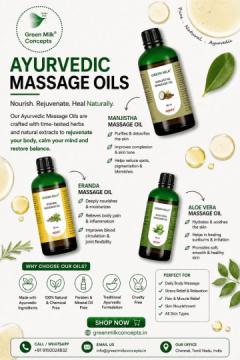 Ayurvedic Massage Oil for Abhyanga | Green Milk Concepts