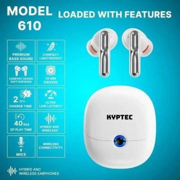 Kyptec LifeStyle® 610 True Wireless ANC Earbuds for Everyday Calls, Music & Mobile Entertainment