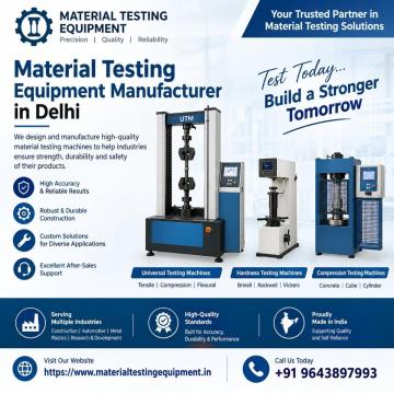 Material Testing Machine Manufacturer in Delhi