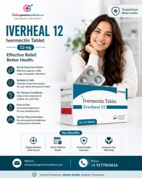 Ivermectin Tablets | Iverheal-12mg | onlinegenericmedicine