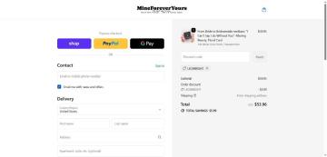 20% OFF Entire Order on MineForeverYours