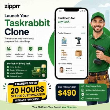 Buy or Build? Why Entrepreneurs Pick the Zipprr TaskRabbit Clone Script