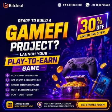 Ready to Build a GameFi Project? Launch Your Play-to-Earn Game at 30% OFF