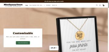 20% OFF Entire Order on MineForeverYours