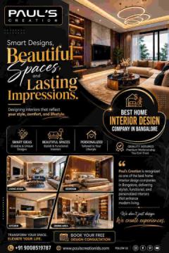 Best Home Interior Design Company in Bangalore
