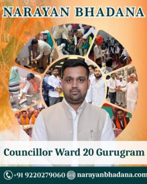 Narayan Bhadana Councillor Ward 20 Gurugram