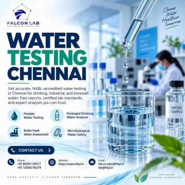 Water Testing Chennai – Reliable Water Quality Testing Services