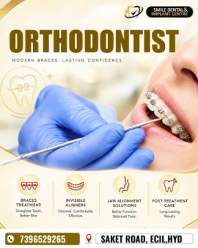 Orthodontist in ECIL & AS Rao Nagar: Modern Braces & Clear Aligners