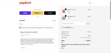 15% OFF Your All Pupford Product