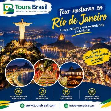 Tour nocturno en Río de Janeiro: Descubre la Magia de la Ciudad Maravillosa