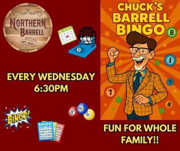 BINGO NIGHT + FOOD + FUN AT Northern Barrell