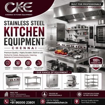 SS Kitchen Equipment Manufacturers Chennai | Steel Kitchen Unit - Chennai Kitchen Equipments
