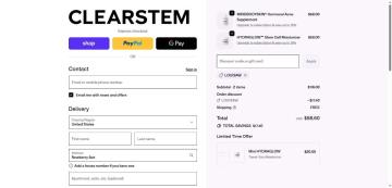 20% OFF + Free Shipping on CLEARSTEM
