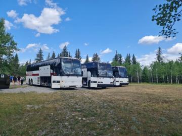 Charter Bus Rental Edmonton – Luxury Coach for Groups Up to 56