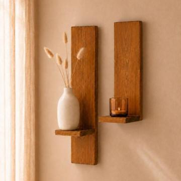 Transform Empty Walls With Elegant Solid Wood Floating Shelves