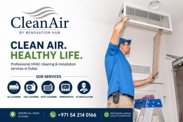 Residential & Commercial AC Cleaning Services in Dubai