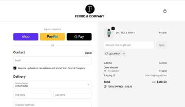 30% OFF All Products at Ferro Watches