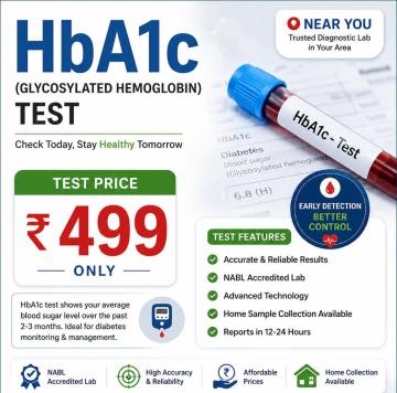 Book HbA1c Test in Ahmedabad at Nidan Path Lab