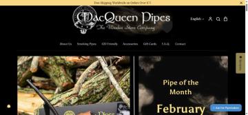 MacQueen Pipes: 40% OFF Sitewide + Free Shipping