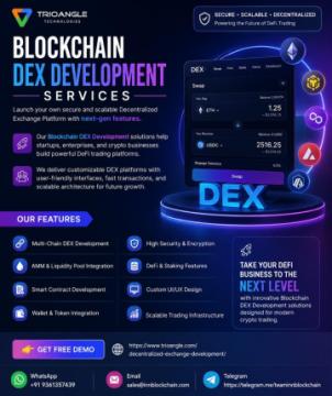 Blockchain DEX Development Services