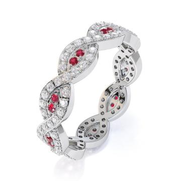 Ruby Eternity Rings