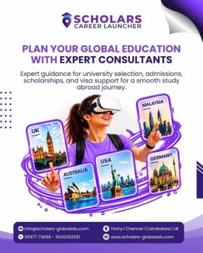Plan Your Global Education with Expert Study Abroad Consultants