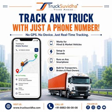 Accurate Truck Location Tracking for Timely Deliveries | TruckSuvidha