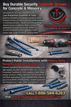 Buy Durable Security Concrete Screws for Concrete & Masonry