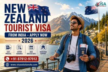New Zealand Tourist Visa from India – Apply Now 2026