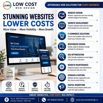 Low Cost Web Design Company in Chennai | Affordable Web Design