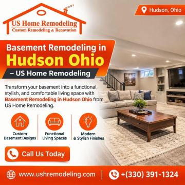 Basement Remodeling in Hudson Ohio | US Home Remodeling
