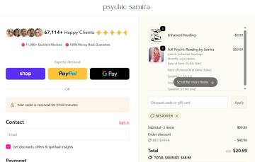 70% OFF Psychic Samira Order