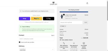 $50 OFF + Free Shipping All Orders on LOUIS XVI Watches