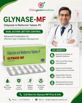 Glynase MF (Glipizide and Metformin) – Uses, Benefits & Side Effects