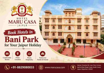 Book Hotels in Bani Park for Your Jaipur Holiday