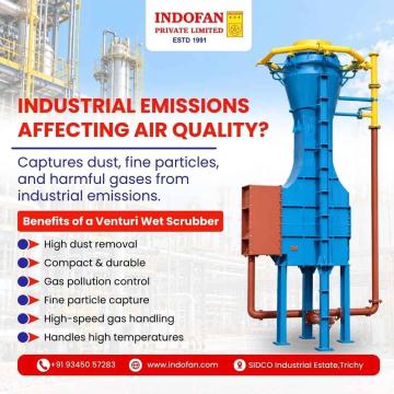 Venturi Wet Scrubber for Industrial Emission Control