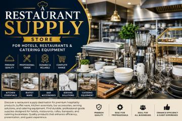 A Restaurant Supply Store for Hotels, Restaurants & Catering Equipment