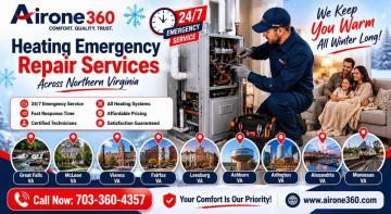 Airone360 | Heating Emergency Repair Great Falls VA