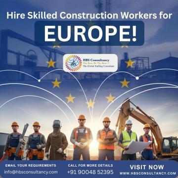 Hire Skilled Construction Workers from India – HBS Consultancy