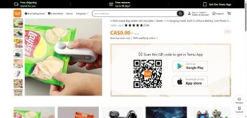 New Users Only: Free Gift for Temu App Orders