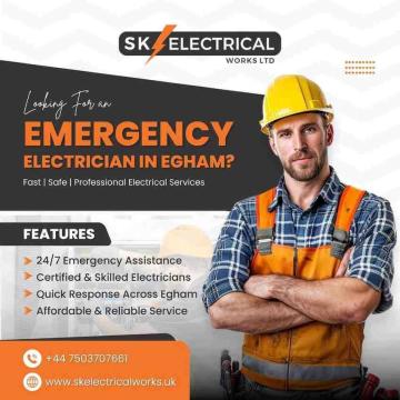 Emergency Electrician Egham – 24/7 Fast & Reliable Electrical Services
