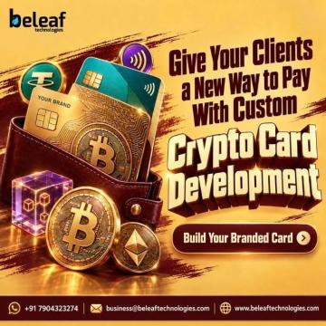 Give Your Clients a New Way to Pay With Custom Crypto Card Development