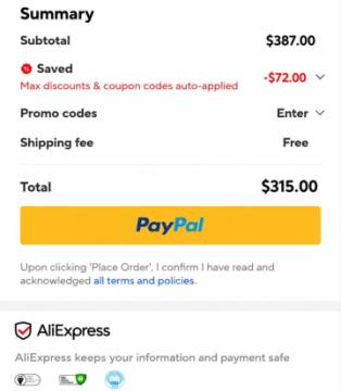 AliExpress: Up to $130 OFF All Purchases of $39 - $649+