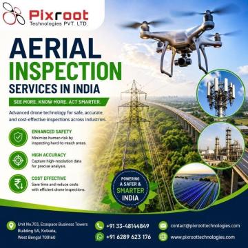 Advanced Aerial Inspection Services in India Using Drone Technology