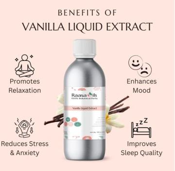 Vanilla Liquid Extract for Cosmetic & Beauty Products | Raasa Oils