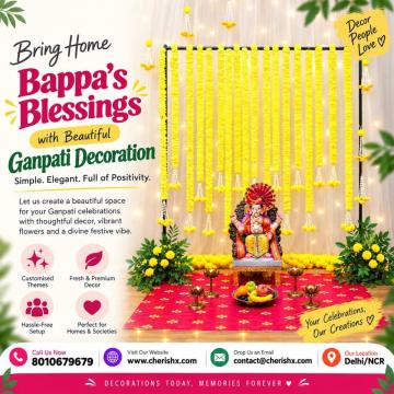 Celebrate Ganesh Chaturthi with a Beautiful Ganpati Setup